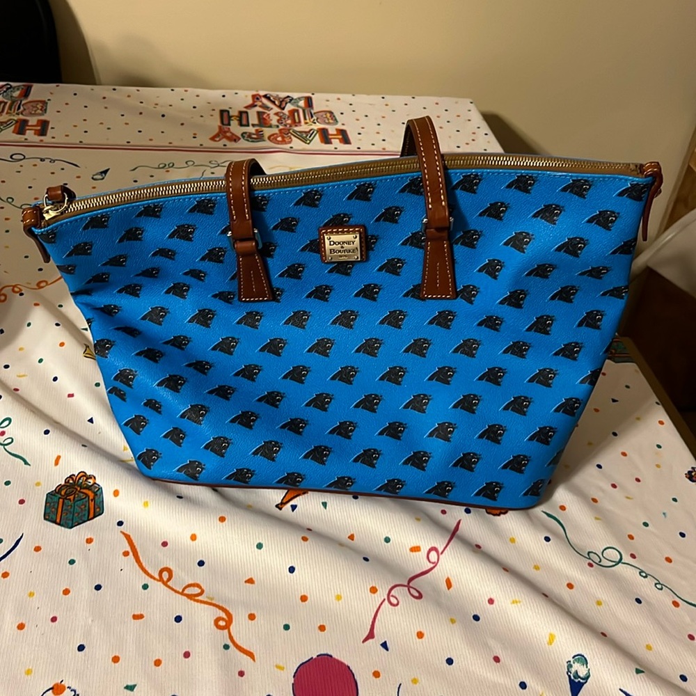 Dooney & Burke: Carolina Panthers purse/tote. Brand new. Tags off/never used!